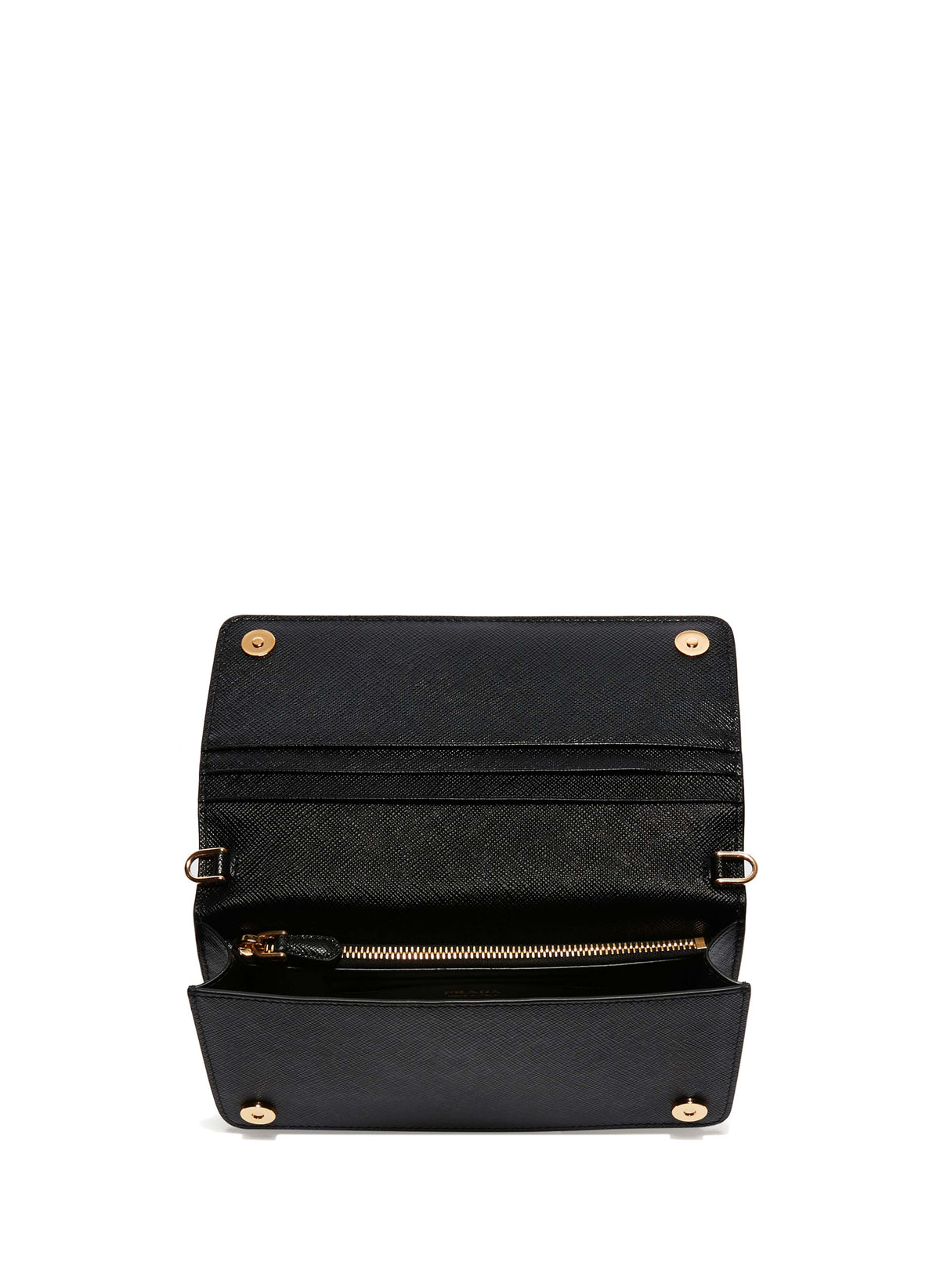Mini Saffiano leather Clutch Bag