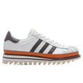 Adidas Originals x CLOT by Edison Chen Superstar 'Coffee' - Footwear White/Coffee/Unity Orange