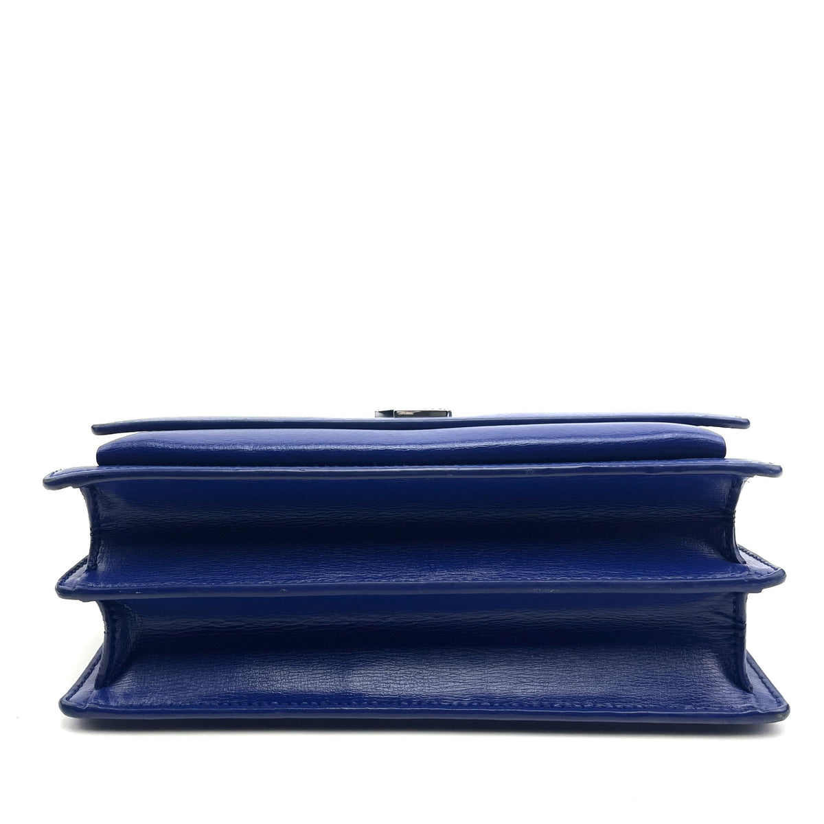SAINT LAURENT Medium Sunset Shoulder Bag- Blue