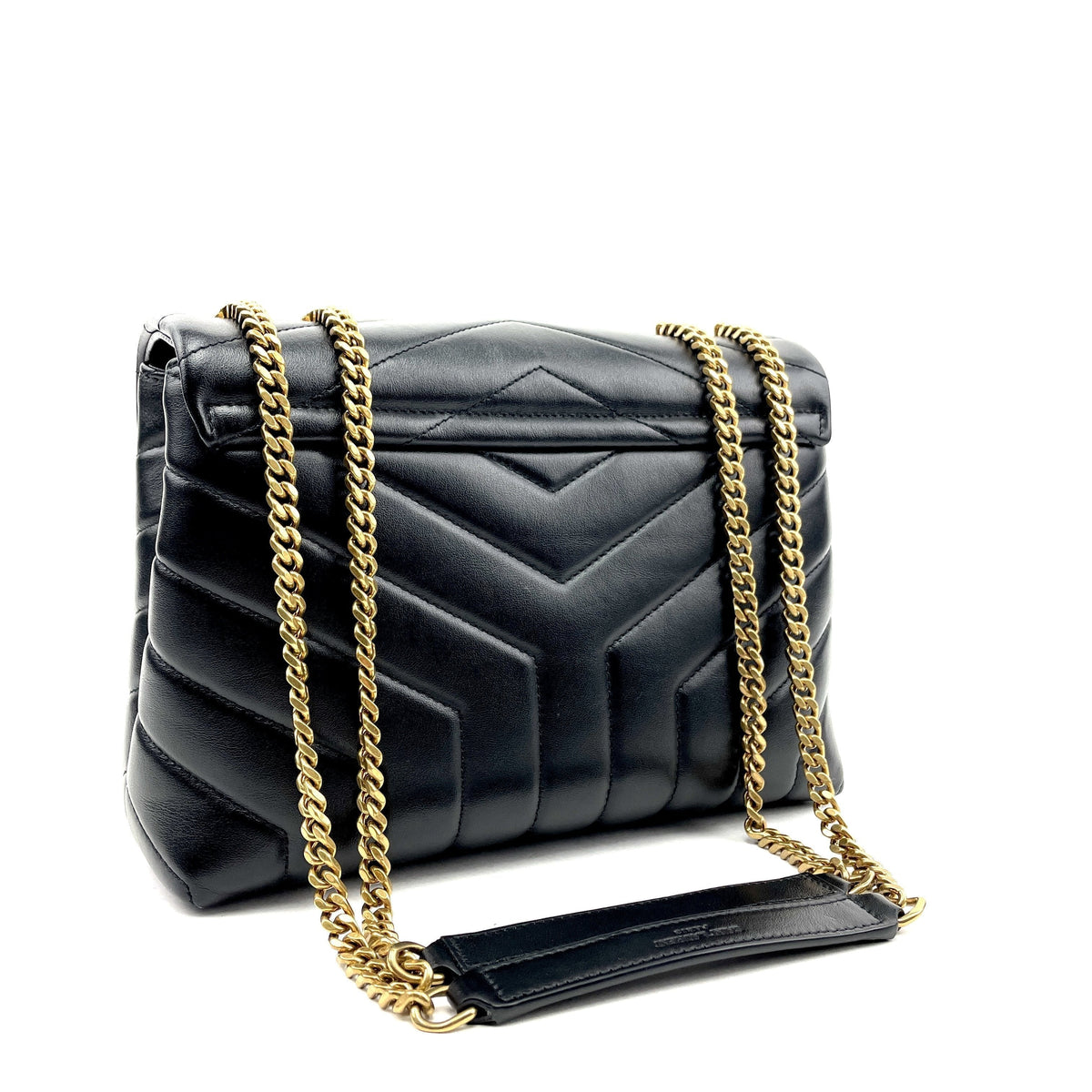 SAINT LAURENT Small Monogram Loulou Matelassé Shoulder Bag