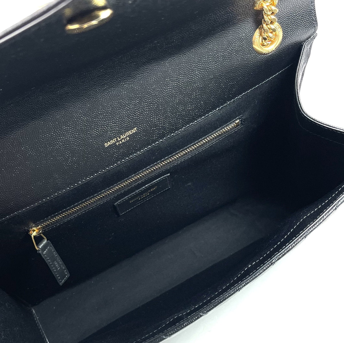 SAINT LAURENT Classic Large Monogram Envelope Bag