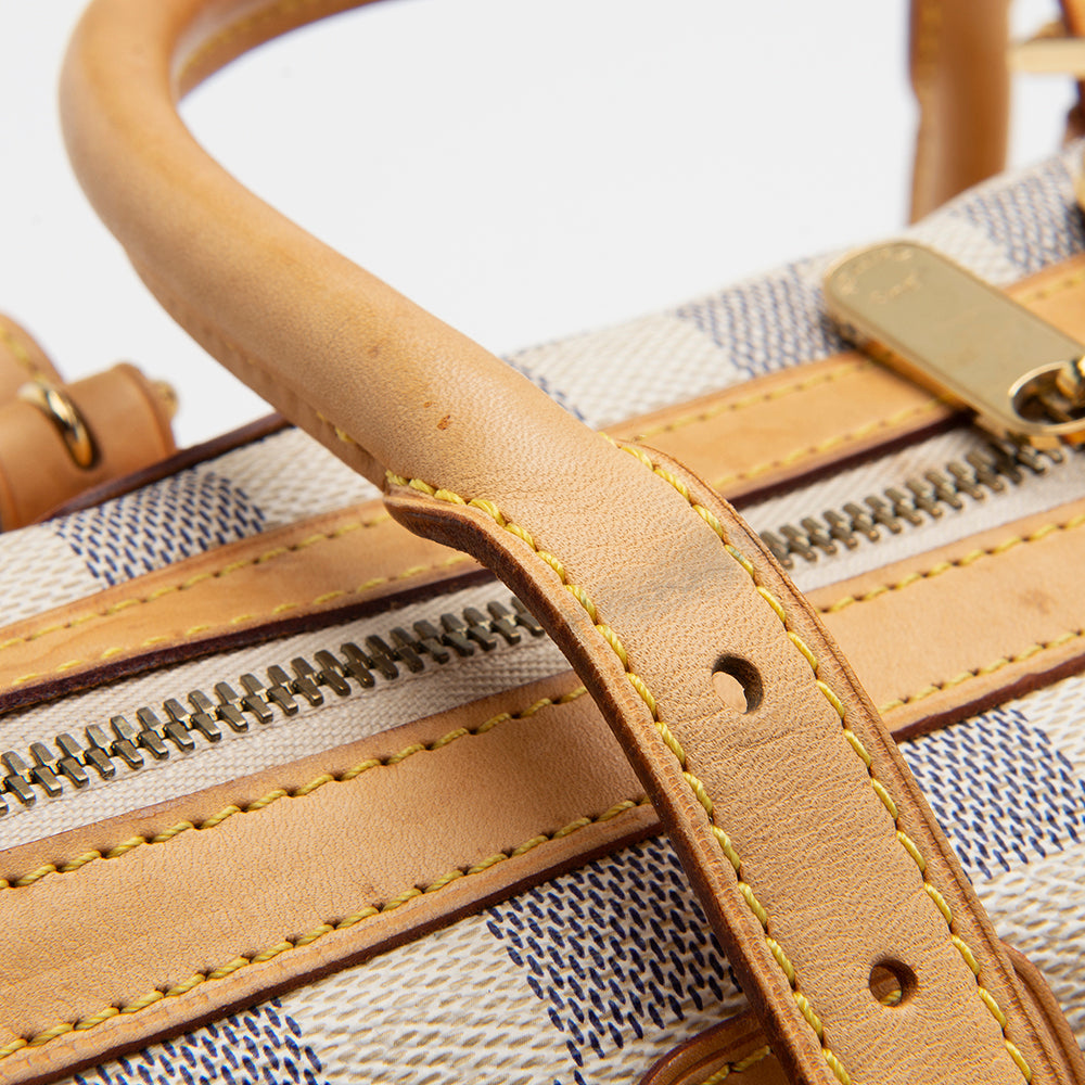 Louis Vuitton Damier Azur Berkeley Satchel (SHF-13102)