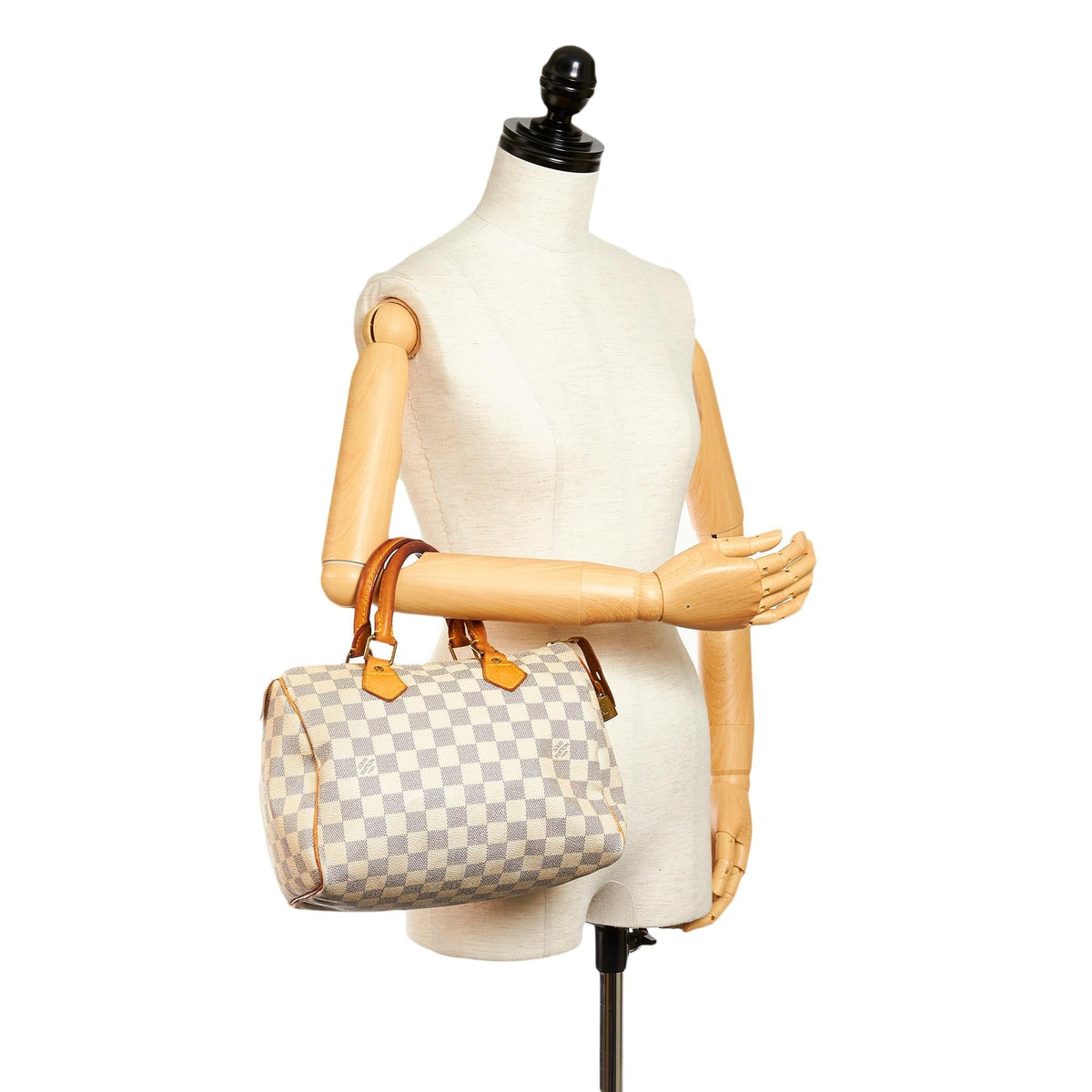 Louis Vuitton Damier Azur Speedy 25 (SHG-27536)