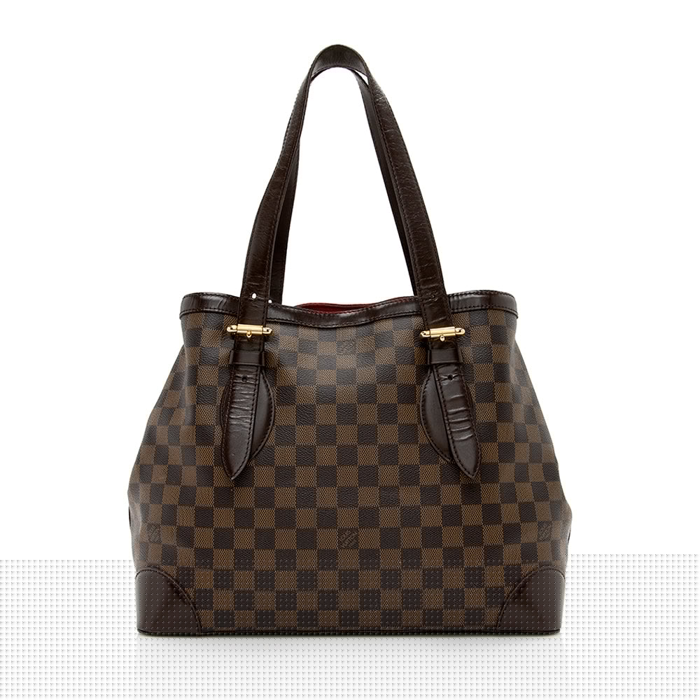 Louis Vuitton Damier Ebene Hampstead MM Tote (SHF-16598)
