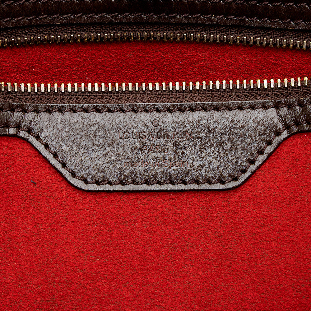 Louis Vuitton Damier Ebene Hampstead MM Tote (SHF-16598)