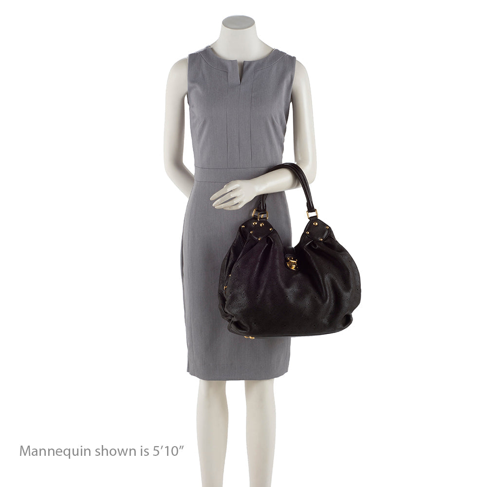 Louis Vuitton Mahina Leather L Hobo (SHF-15838)