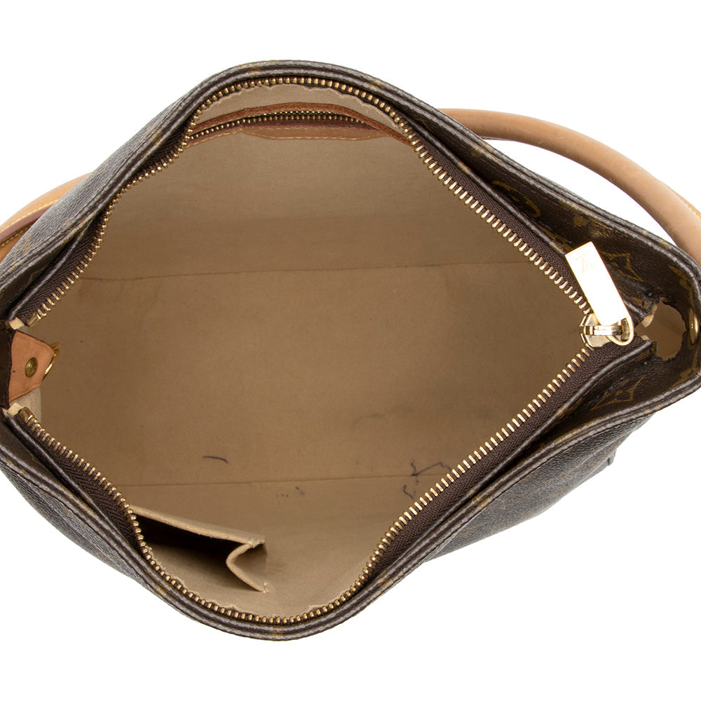 Louis Vuitton Monogram Canvas Looping GM Shoulder Bag (SHF-15767)