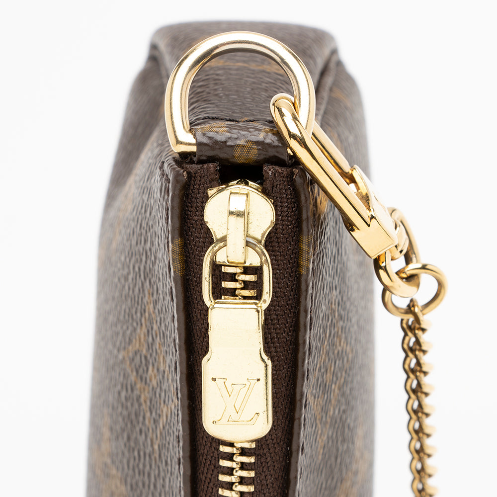 Louis Vuitton Monogram Canvas Mini Pochette Accessoires (SHF-16385)