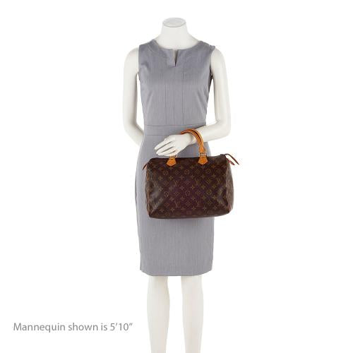 Louis Vuitton Vintage Monogram Canvas Speedy 30 Satchel (SHF-18388)