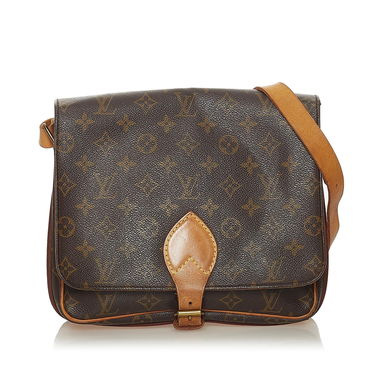 Louis Vuitton Monogram Cartouchiere MM (SHG-27879)