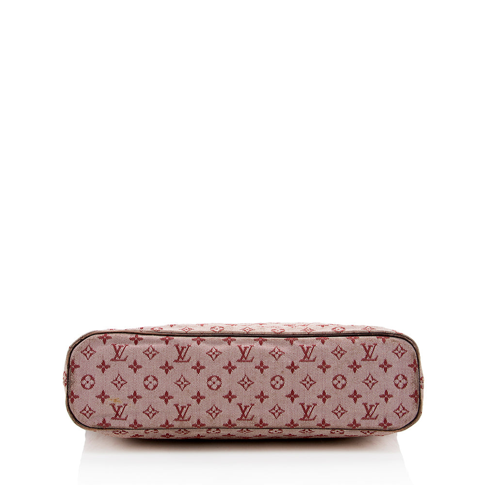 Louis Vuitton Monogram Mini Lin Lucille PM Tote (SHF-15075)