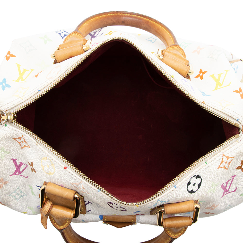 Louis Vuitton Monogram Multicolore Speedy 30 Satchel (SHF-17866)