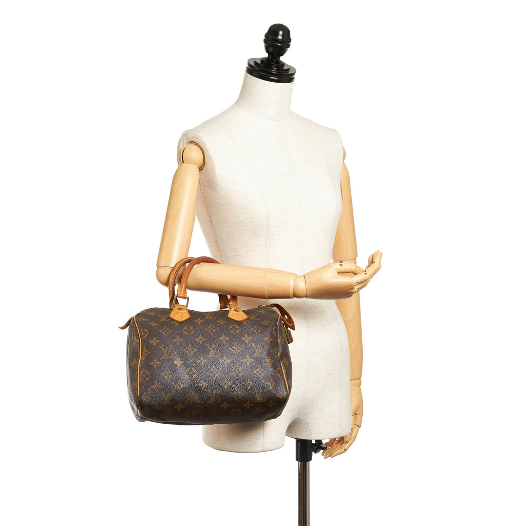 Louis Vuitton Monogram Speedy 25 (SHG-27739)