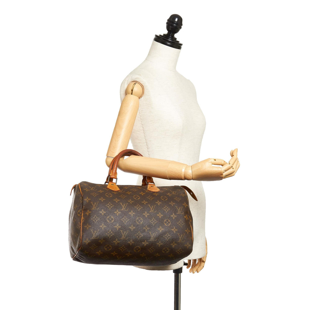 Louis Vuitton Monogram Speedy 30 (SHG-27712)