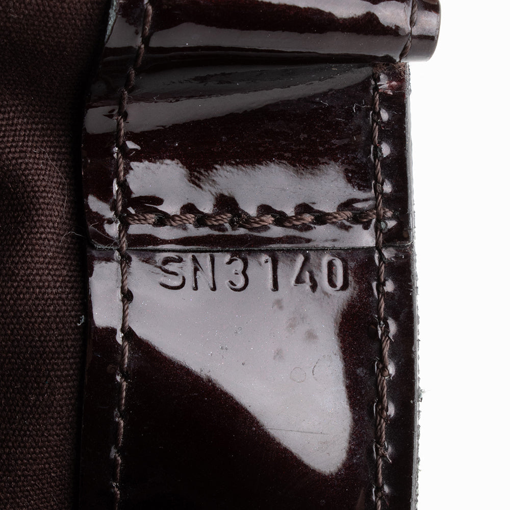 Louis Vuitton Monogram Vernis Wilshire MM Tote (SHF-16994)