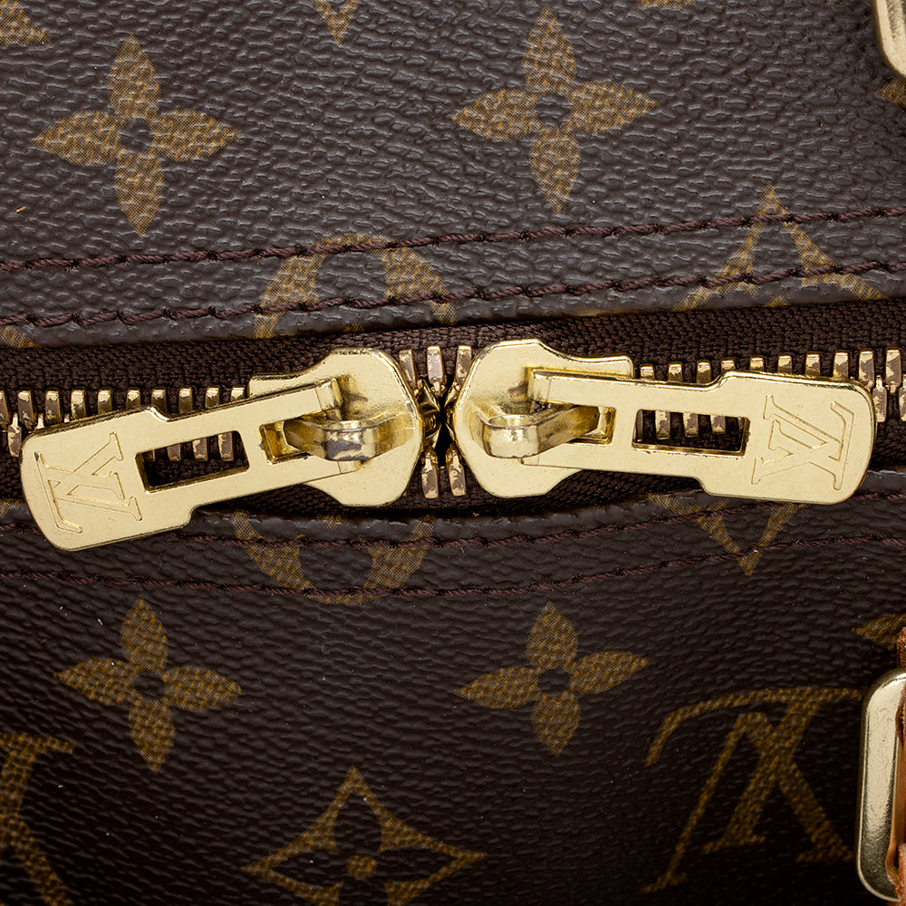 Louis Vuitton Vintage Monogram Canvas Bandouliere Keepall 50 Duffel Bag (SHF-17038)