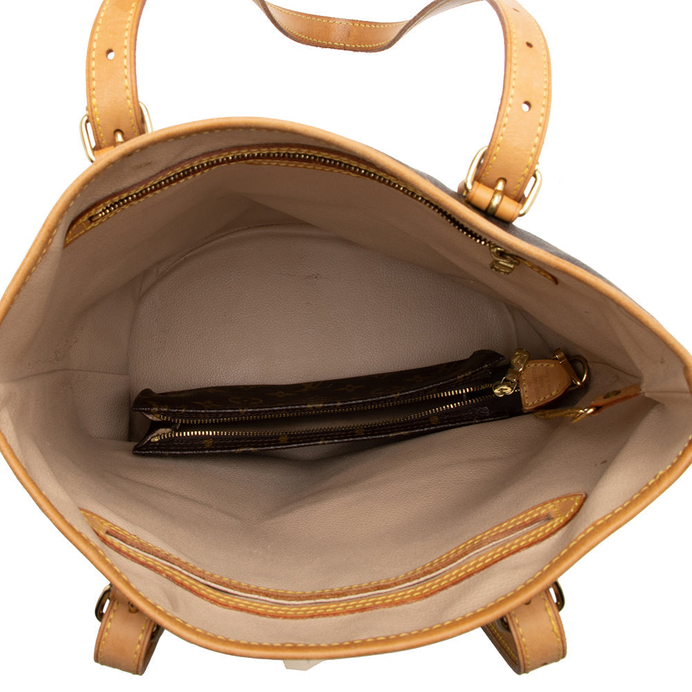Louis Vuitton Vintage Monogram Canvas Bucket GM Shoulder Bag (SHF-17239)