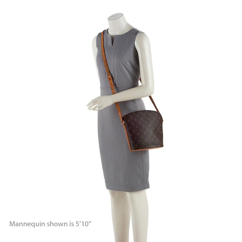Louis Vuitton Vintage Monogram Canvas Drouot Shoulder Bag (SHF-18434)