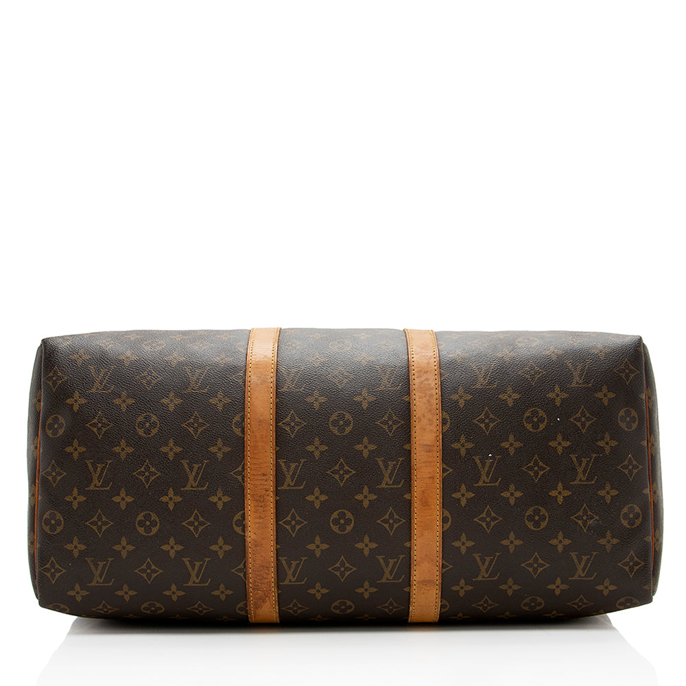 Louis Vuitton Vintage Monogram Canvas Keepall 50 Duffel Bag (SHF-14703)