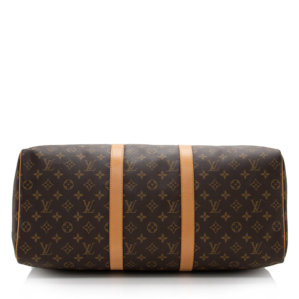 Louis Vuitton Vintage Monogram Canvas Keepall 50 Duffel Bag (SHF-17140)