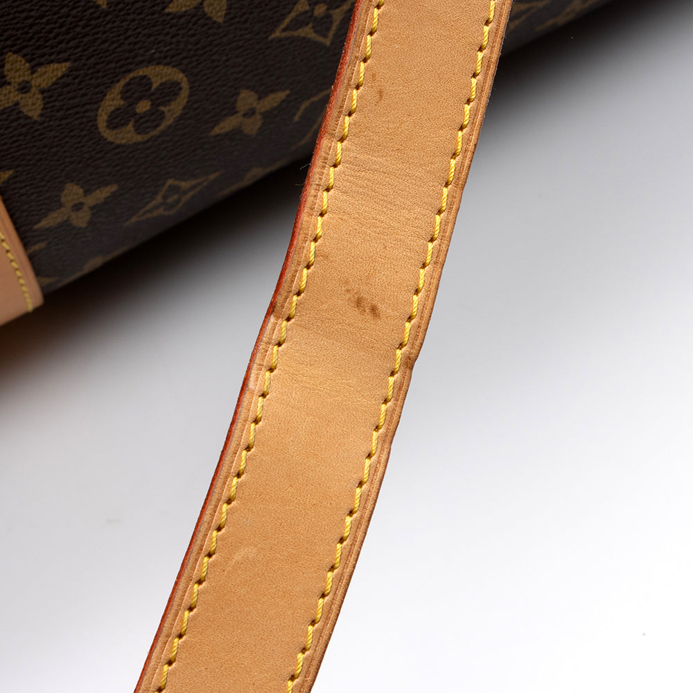 Louis Vuitton Vintage Monogram Canvas Keepall Bandouliere 60 Duffel Bag (SHF-16878)
