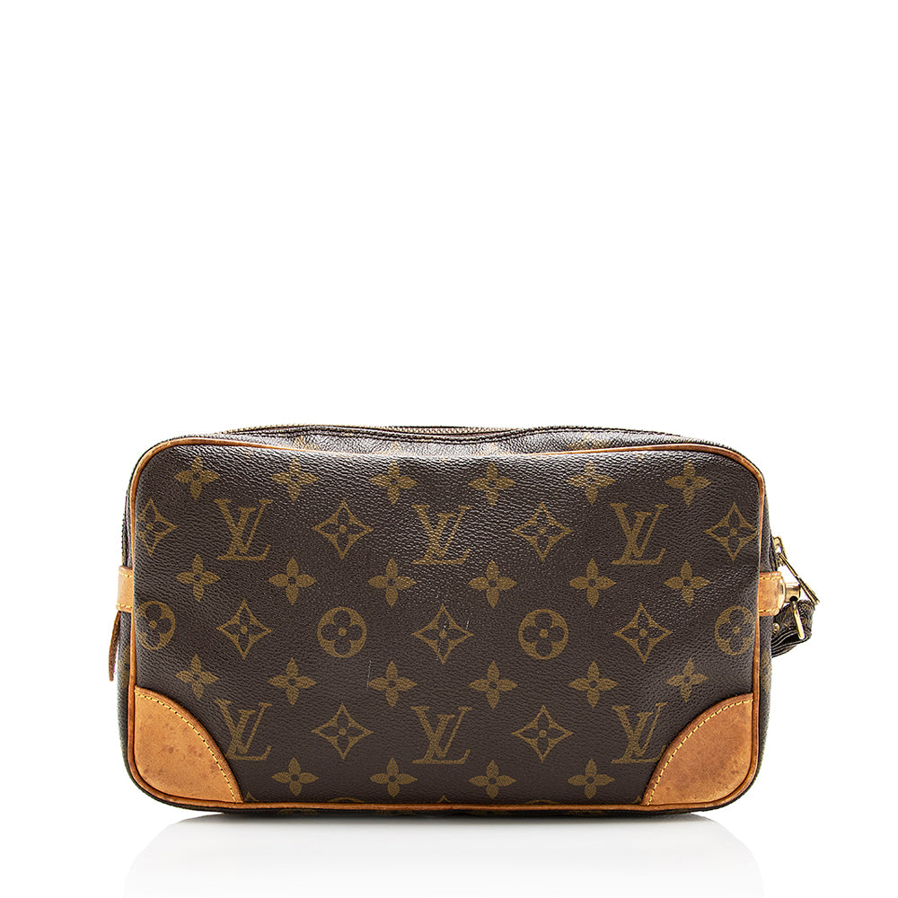Louis Vuitton Vintage Monogram Canvas Marly Dragonne GM Clutch - FINAL SALE (SHF-17453)
