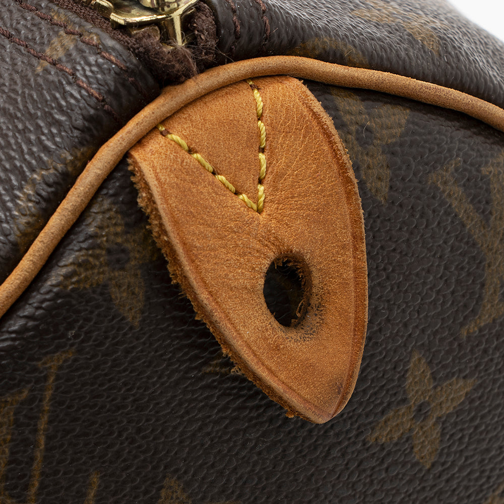 Louis Vuitton Vintage Monogram Canvas Speedy 30 Satchel (SHF-18381)