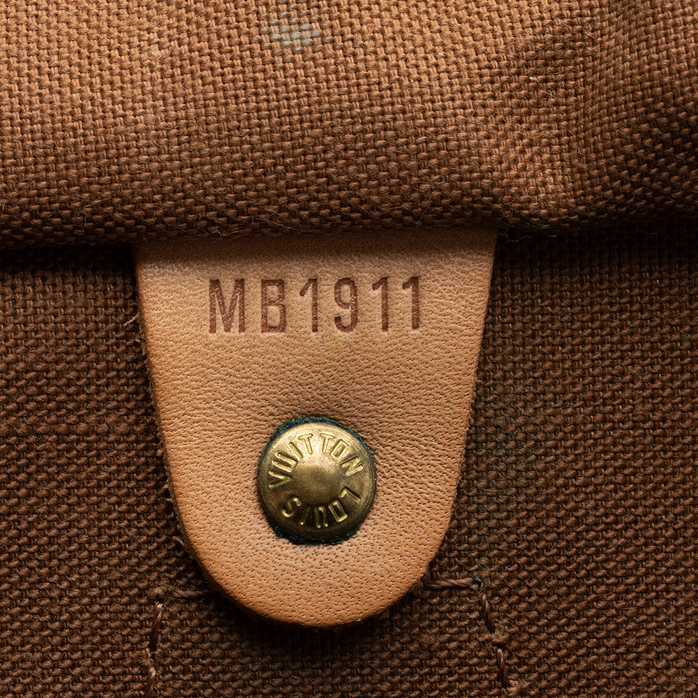 Louis Vuitton Vintage Monogram Canvas Speedy 35 Satchel (SHF-15240)