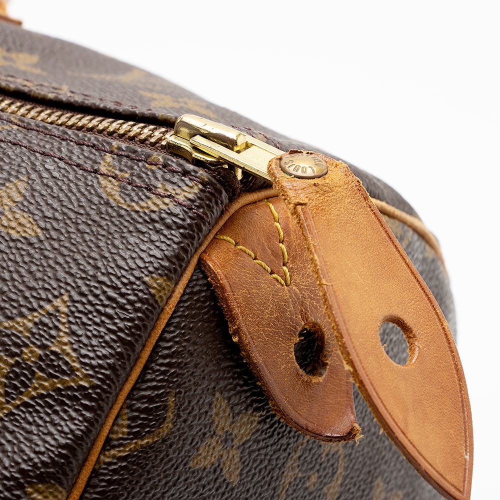 Louis Vuitton Vintage Monogram Canvas Speedy 35 Satchel (SHF-15810)